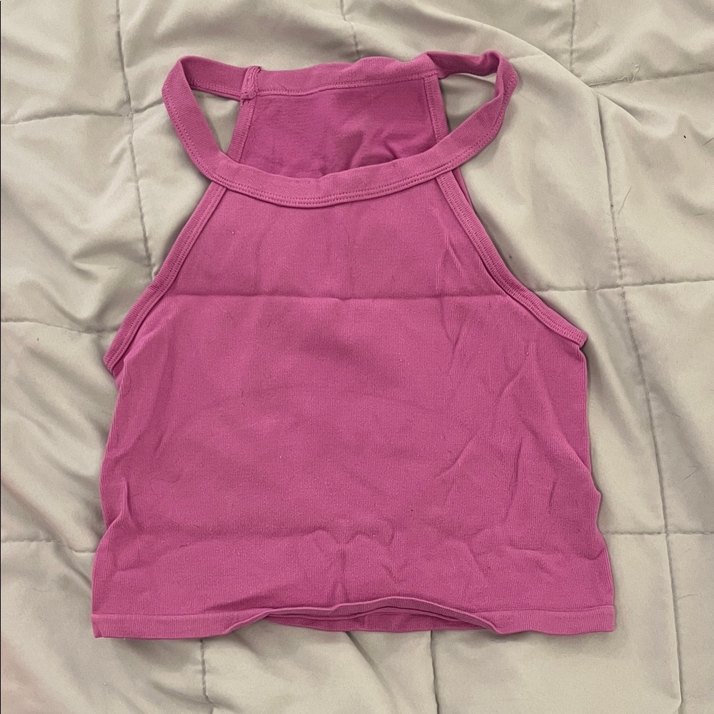 free people rib tank in color orchid rain